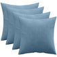 Pack of 4 velvet cushions - cover and filling - Mesmal
