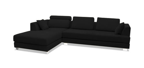 Chaise longue avec 3 places - Tissu d'ameublement - Boretti
