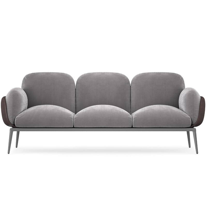 Canapé 3 places - Revêtu de velours - Vandan