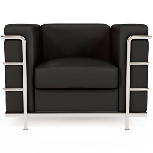 Fauteuil design - Revêtement en cuir végétalien - Lecur