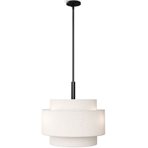 Lampe Suspendue de Plafond - Abat-jour en Tissu - Lorwe