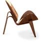 Fauteuil Design - Style Scandinave - Revêtu de Poney - Lucy