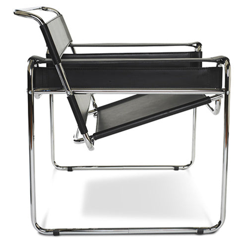 Lounge Chair - Leatherette & Metal - Ivan - gallery 3
