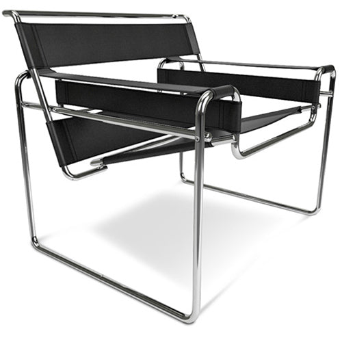 Lounge Chair - Leatherette & Metal - Ivan - gallery 2