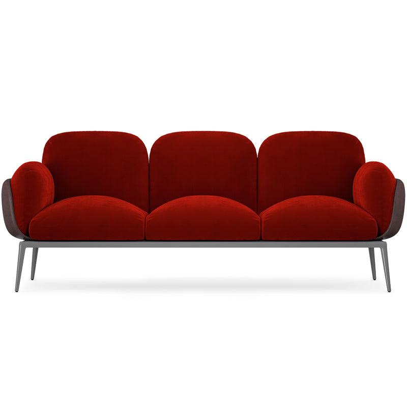 Canapé 3 places - Revêtu de velours - Vandan