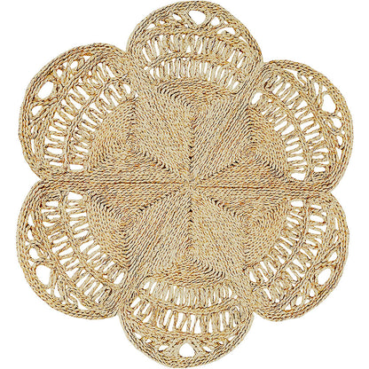 Okrągły dywan z juty - Boho Bali - 120 CM - Niluh