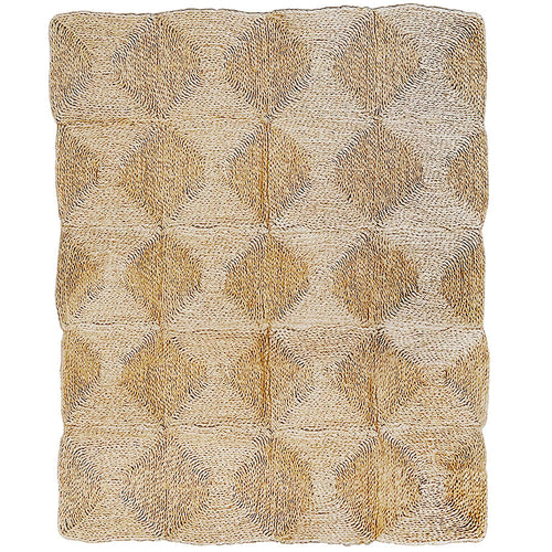 Prostokątny dywanik z juty - Boho Bali - 120x150 CM - Lubya