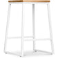 Industrial Design Bar Stool - Wood and Metal - 60cm - Big Boy
