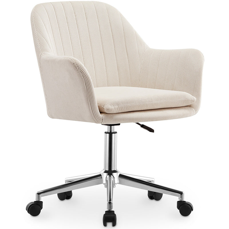 Chaise de bureau pivotante avec accoudoirs - Lumby