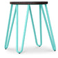 Tabouret Hairpin - 42cm - Bois foncé et métal