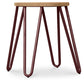 Tabouret Hairpin - 42cm - Jasne drewno i metal