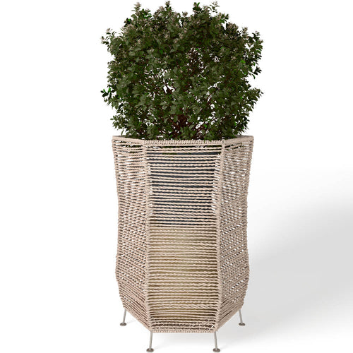 Round Soil Pot - Boho Style - Bohemian