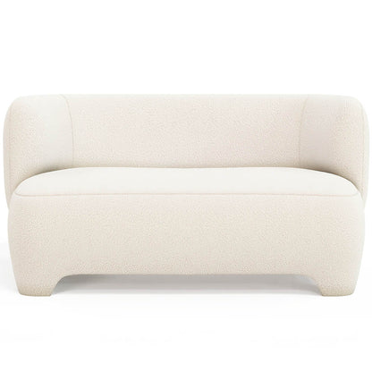2/3 Seater Sofa - Upholstered in Bouclé Fabric - Magnolia
