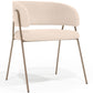 Dining chair - Upholstered in Bouclé Fabric - Charke - gallery 7