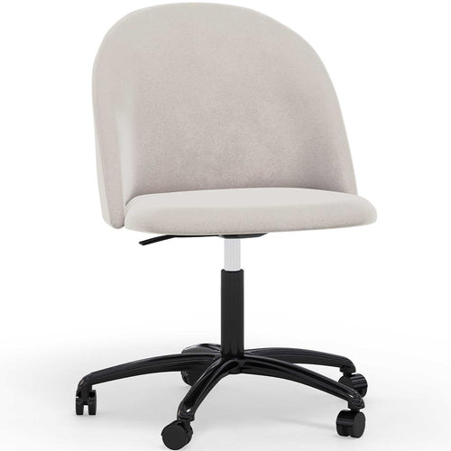 Chaise de Bureau Rembourrée - Velours - Evelyne