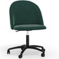Chaise de Bureau Rembourrée - Velours - Evelyne
