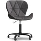 Silla De Oficina Con Ruedas - Silla De Escritorio Giratoria - Tapizada En Polipiel - Wito Estrucura Negra