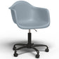 Chaise de bureau avec accoudoirs - Chaise de bureau avec roulettes - Structure noire Weston