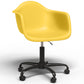 Chaise de bureau avec accoudoirs - Chaise de bureau avec roulettes - Structure noire Weston