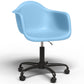 Chaise de bureau avec accoudoirs - Chaise de bureau avec roulettes - Structure noire Weston
