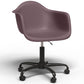 Chaise de bureau avec accoudoirs - Chaise de bureau avec roulettes - Structure noire Weston