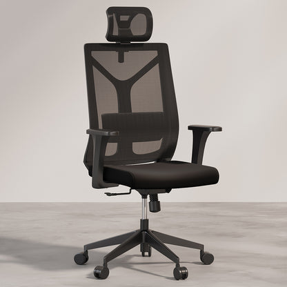 Chaise de bureau ergonomique avec roulettes et accoudoirs - Pebbles