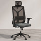 Chaise de bureau ergonomique avec roulettes et accoudoirs - Pebbles