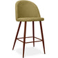 Tabouret rembourré en tissu - Design scandinave - 63cm- Evelyne