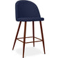 Tabouret rembourré en tissu - Design scandinave - 63cm- Evelyne