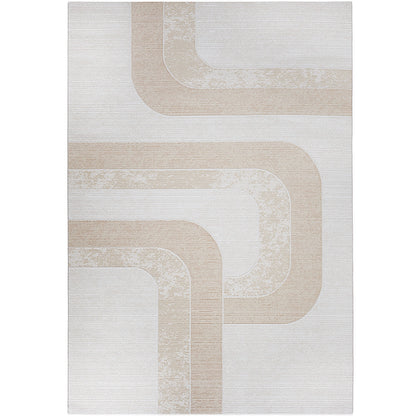 Groot vloerkleed met eigentijds modern design - Beige (290x200 cm) - Chai