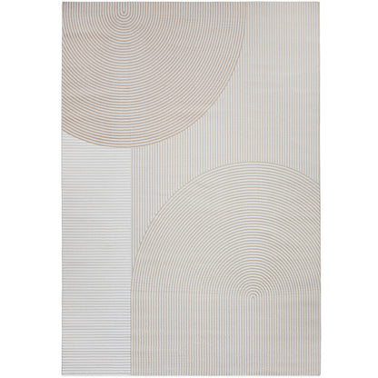 Großer Teppich mit zeitgemäßem, modernem Design – Beige (290x200 cm) – Ryng