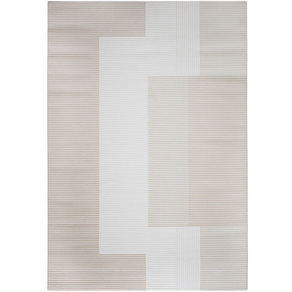Großer Teppich mit zeitgemäßem, modernem Design – Beige (290x200 cm) – Loru