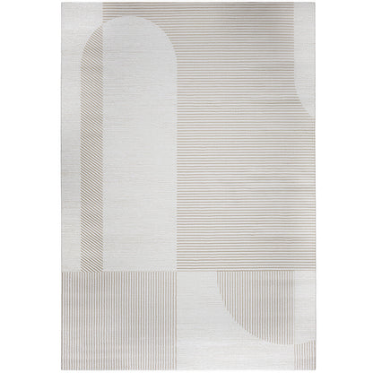 Groot vloerkleed met eigentijds modern design - Beige (290x200 cm) - Spere