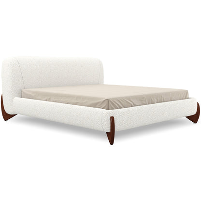 Double bed 180x200 CM Bed - Upholstered in Bouclé Fabric - Dream