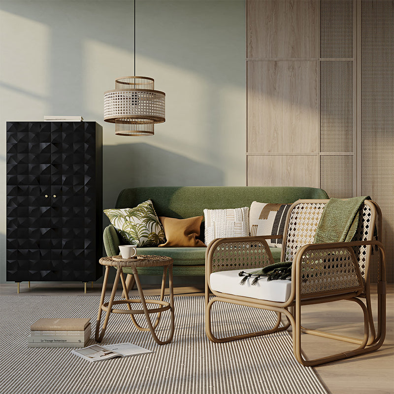 Rattan Lounge Chair - Design Chair - Boho Bali - Qawa