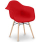 Dining Chair Scandinavian Design - Wooden Legs - Nordika