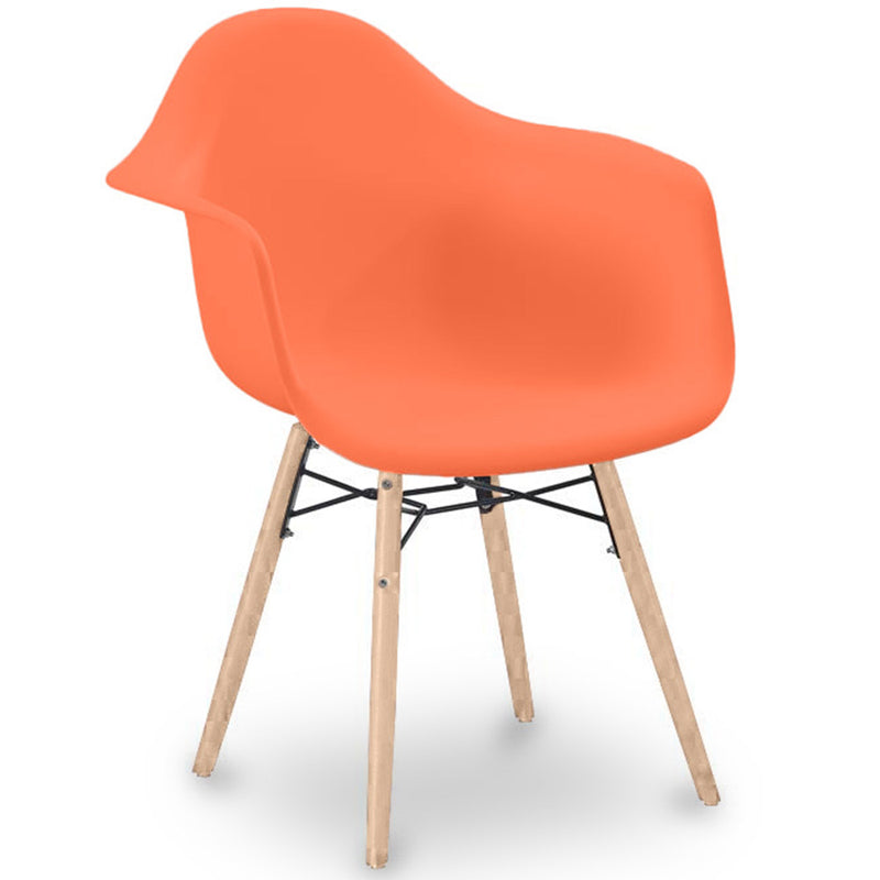 Sedia da Pranzo Design Scandinavo - Gambe in Legno - Nordika