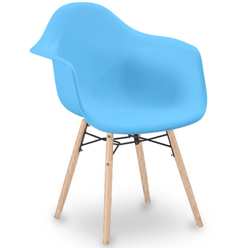 Cadeira de Jantar Design Escandinavo - Pés de Madeira - Nordika