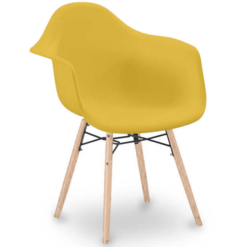Silla de Comedor Diseño Escandinavo - Patas de Madera - Nordika