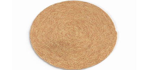 Tapis rond en jute - Boho Bali - 100 CM - Kavya