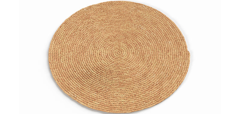 Tapis rond en jute - Boho Bali - 120 CM - Kavya