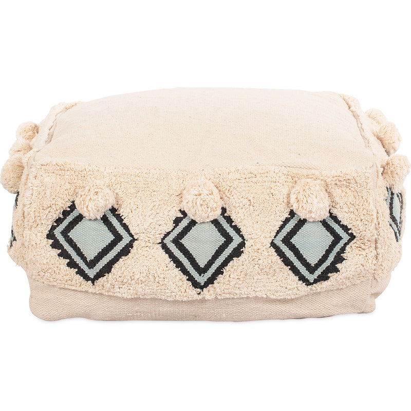Pouffe Boho , Square in Cotton - Adelaida Bali - gallery 1