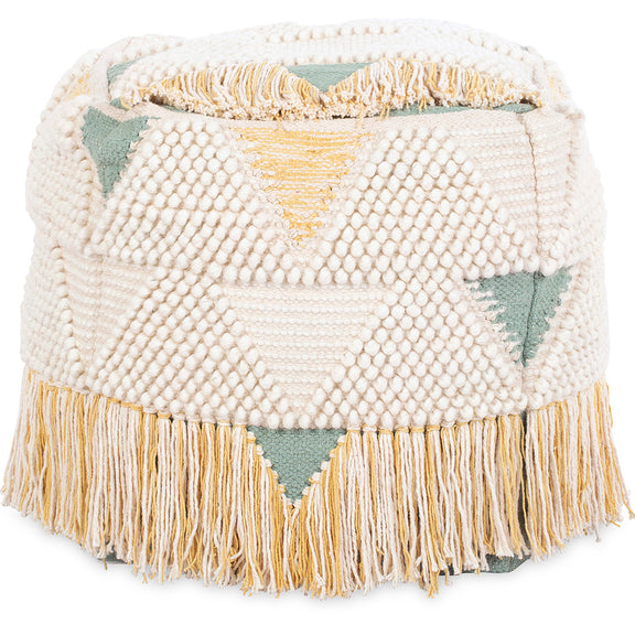 Boho Bali Style Pouffe Seat - Jacqueline - gallery 1