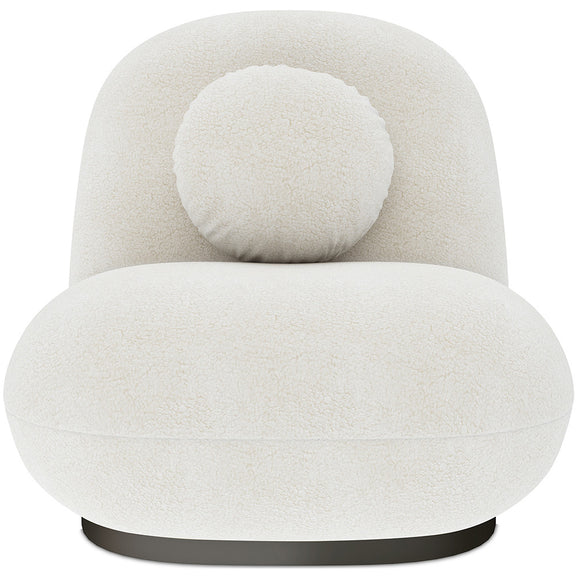 Armchair Upholstered in Boucle Fabric - Larry - gallery 4