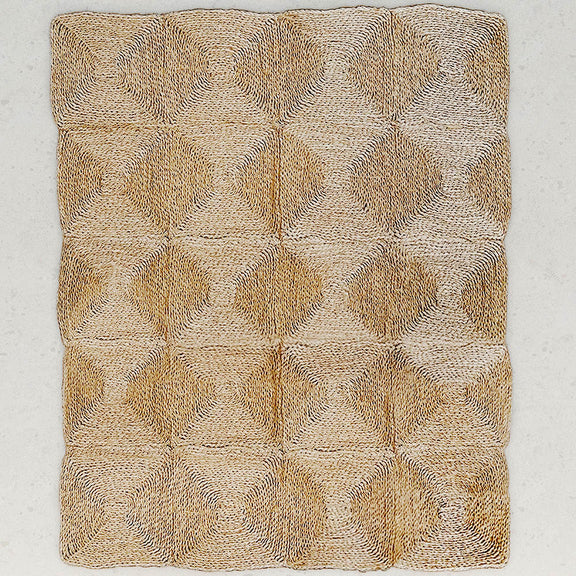 Rectangular Jute Rug - Boho Bali - 120x150 CM - Lubya - gallery 4