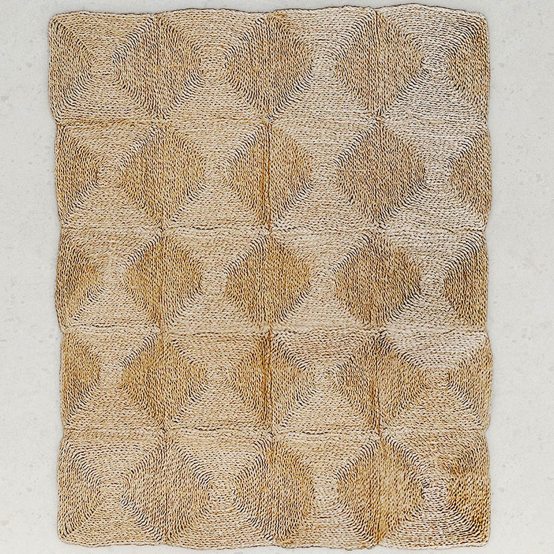 Rectangular Jute Rug - Boho Bali - 120x150 CM - Lubya - gallery 4