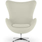 Armchair with armrests - Upholstered in Boucle Fabric - Brave