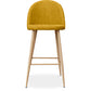 Fabric Upholstered Stool - Scandinavian Design - 76cm - Evelyne - gallery 2