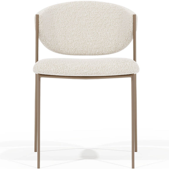 Dining chair - Upholstered in Bouclé Fabric - Seda - gallery 1