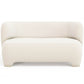 2/3 Seater Sofa - Upholstered in Bouclé Fabric - Magnolia - gallery 1